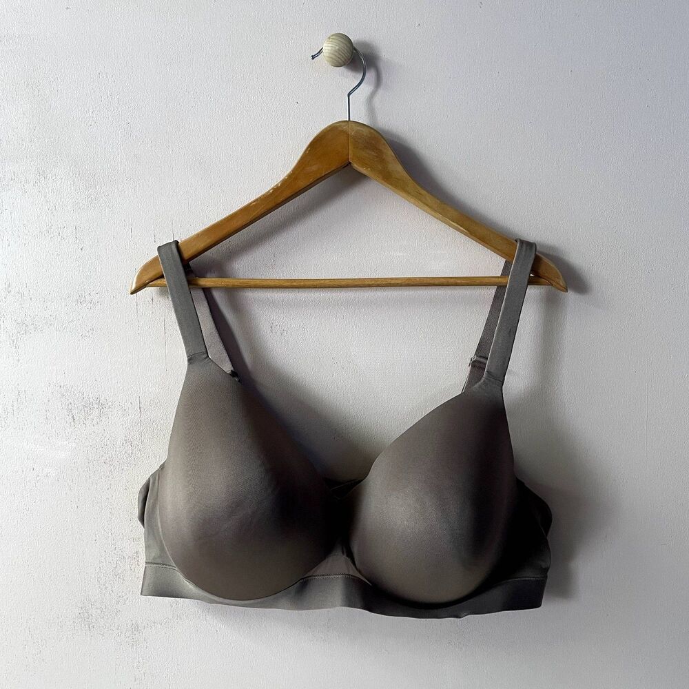 NWOT Lane Bryant Cacique Taupe Lightly Lined Full Coverage Bra Size 46C